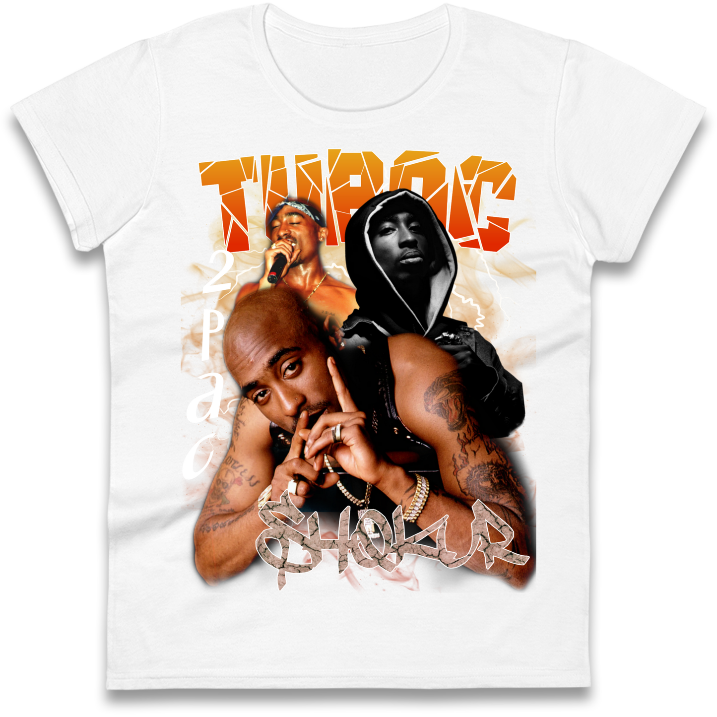 Tupac All Eyez On Me Ladies Shirt