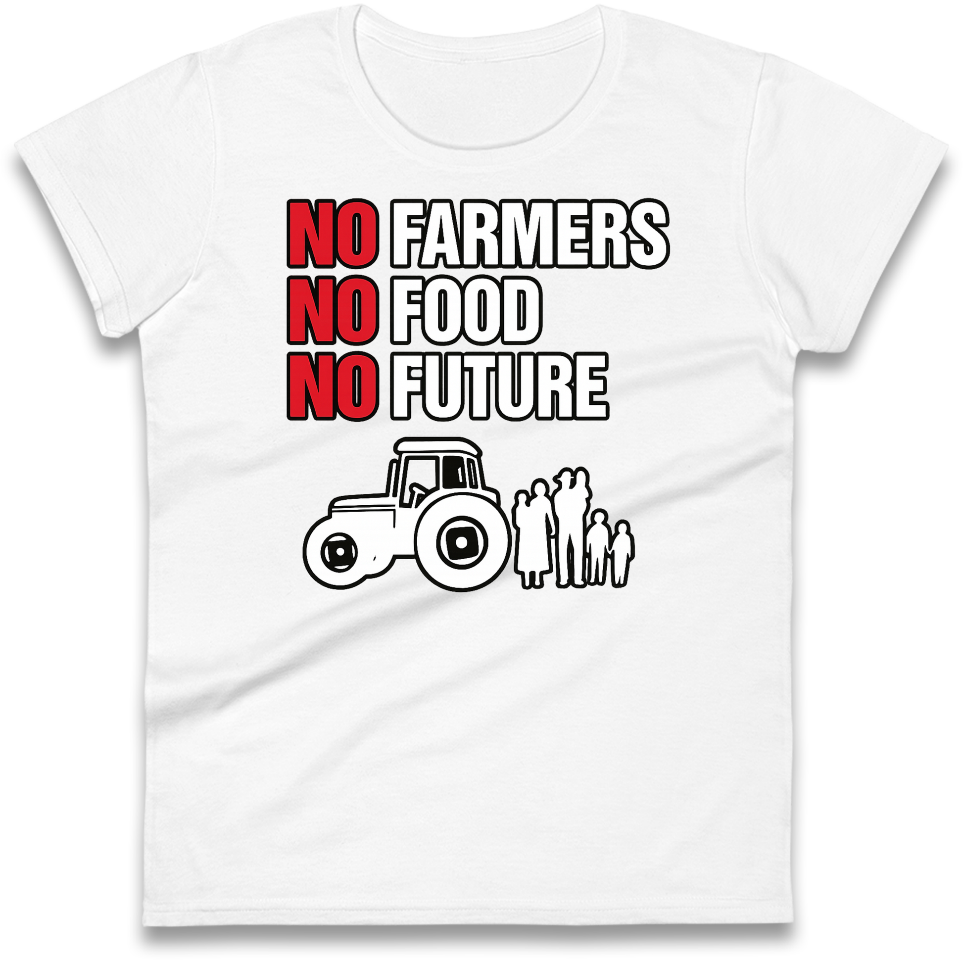 Farmers Agricultural Inheritance Tax Protest Ladies Shirt