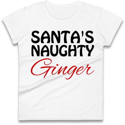 Naughty Ginger Ladies Shirt