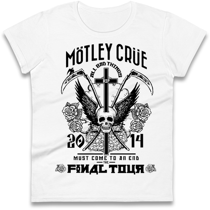 Motley Crue All Bad Things Ladies Shirt