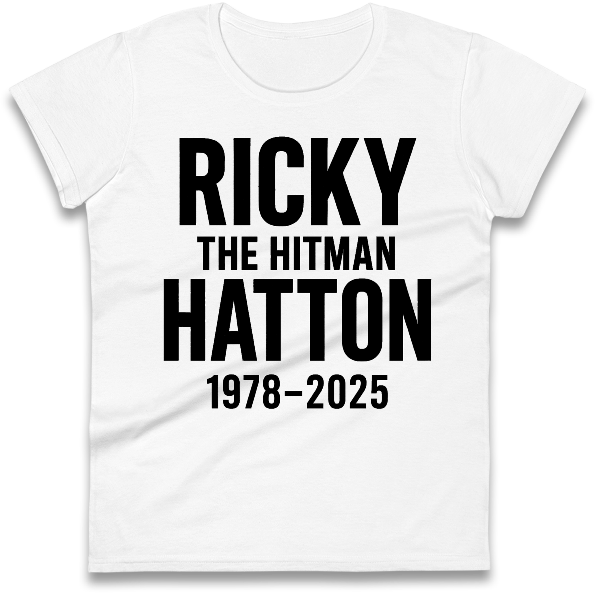 Ricky The Hitman Hatton 1978 2025 Ladies Shirt