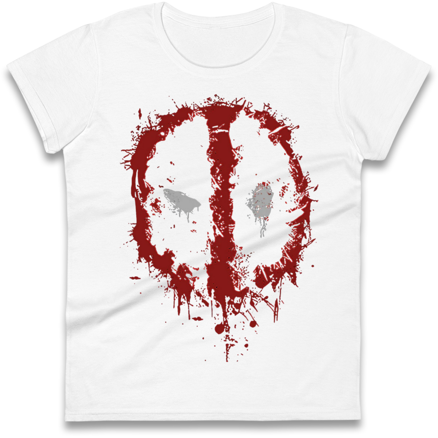 Marvel Deadpool Splatter Icon Ladies Shirt