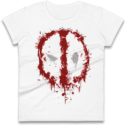 Marvel Deadpool Splatter Icon Ladies Shirt