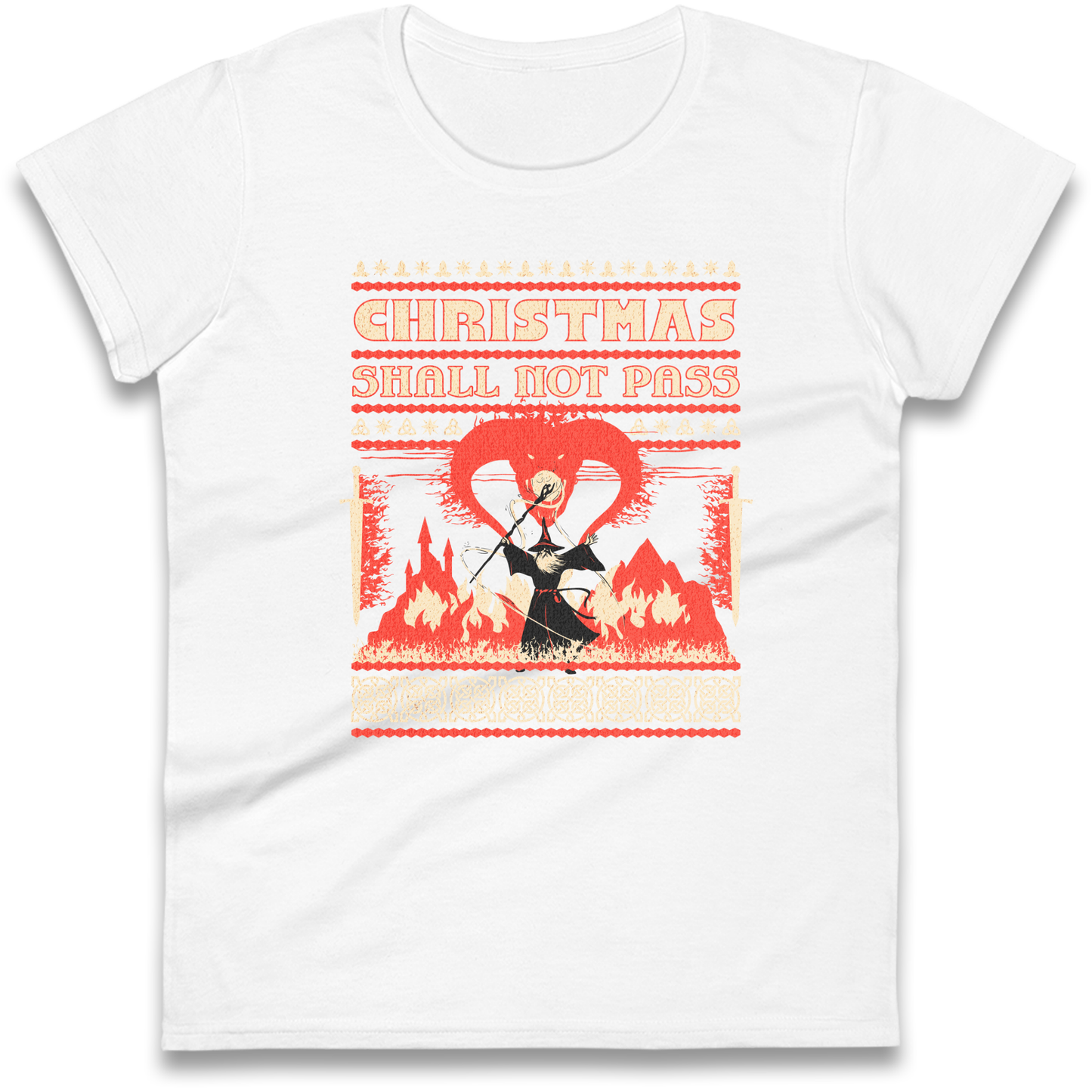 Christmas Shall Not Pass Ladies Shirt