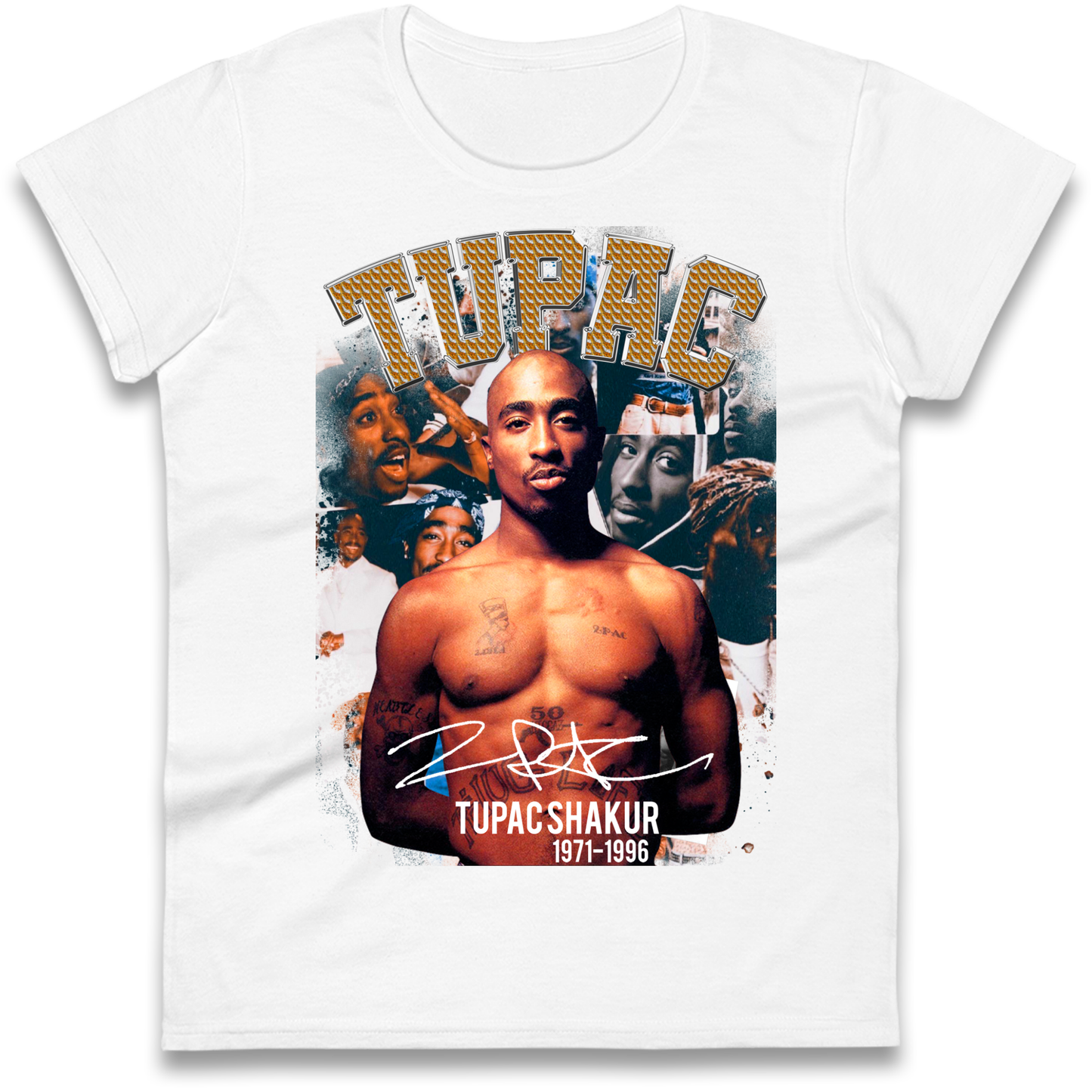 Tupac Shakur 1971 1996 Ladies Shirt