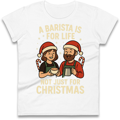 Barista Christmas Ladies Shirt
