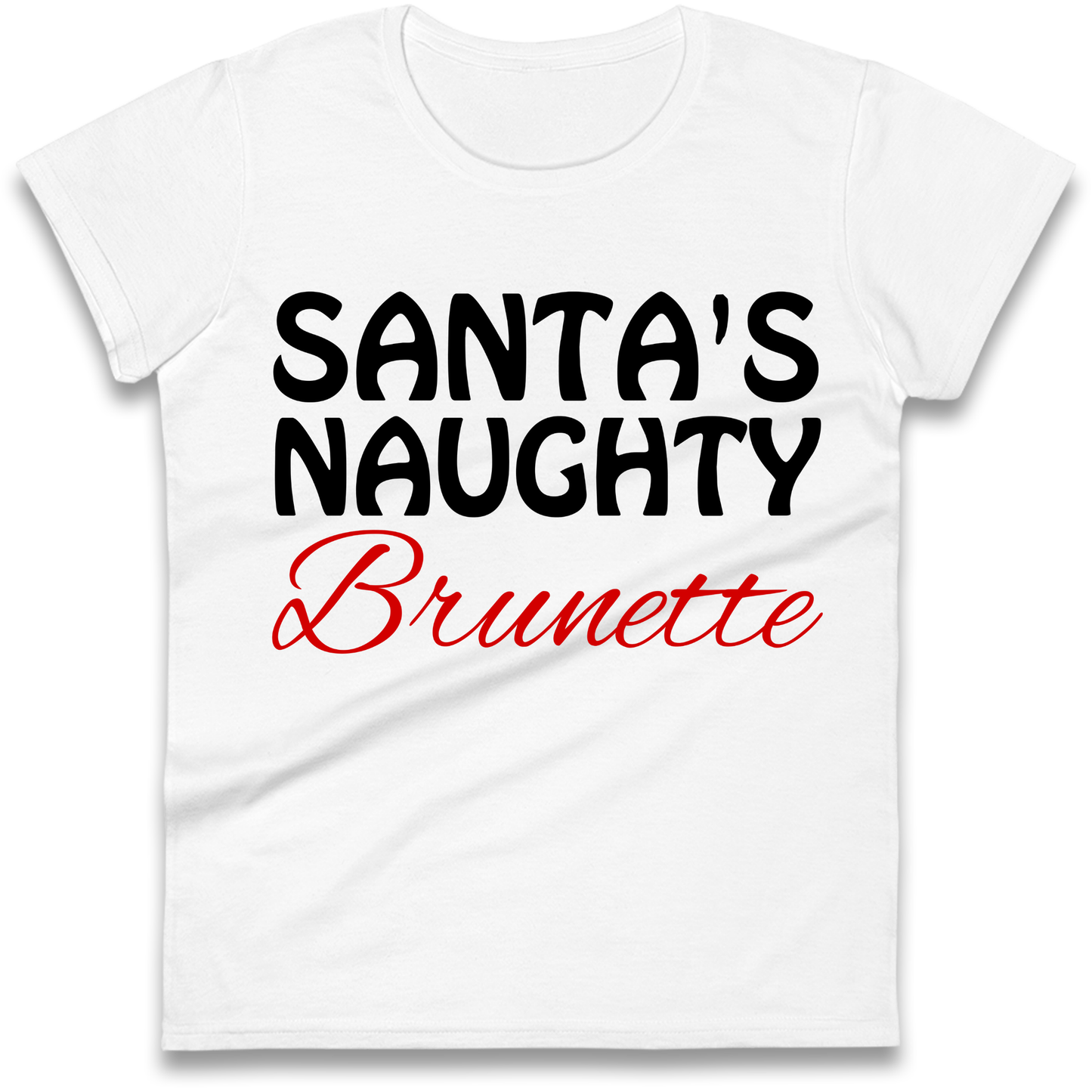 Naughty Brunette Ladies Shirt