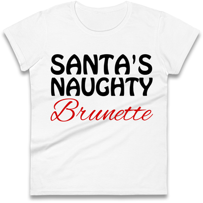 Naughty Brunette Ladies Shirt