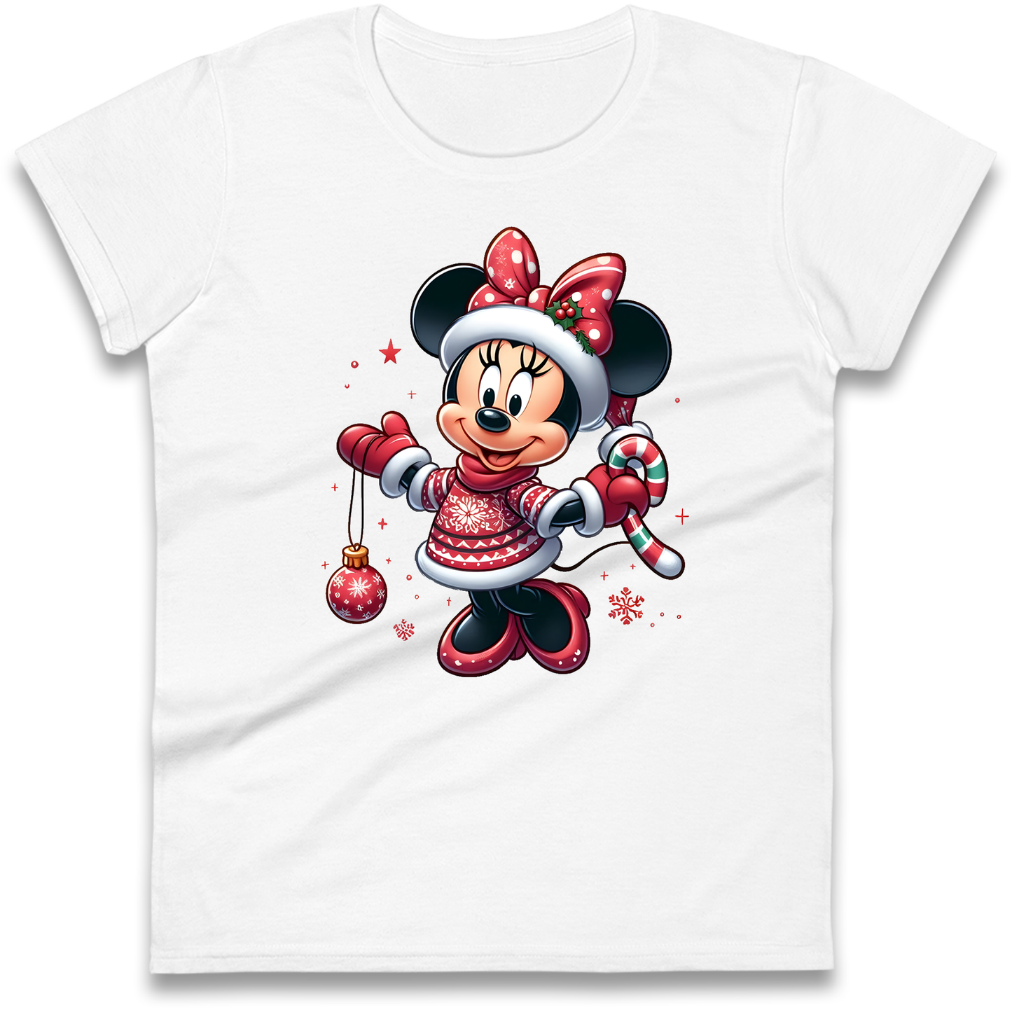 Mini Mouse Christmas Ladies Shirt