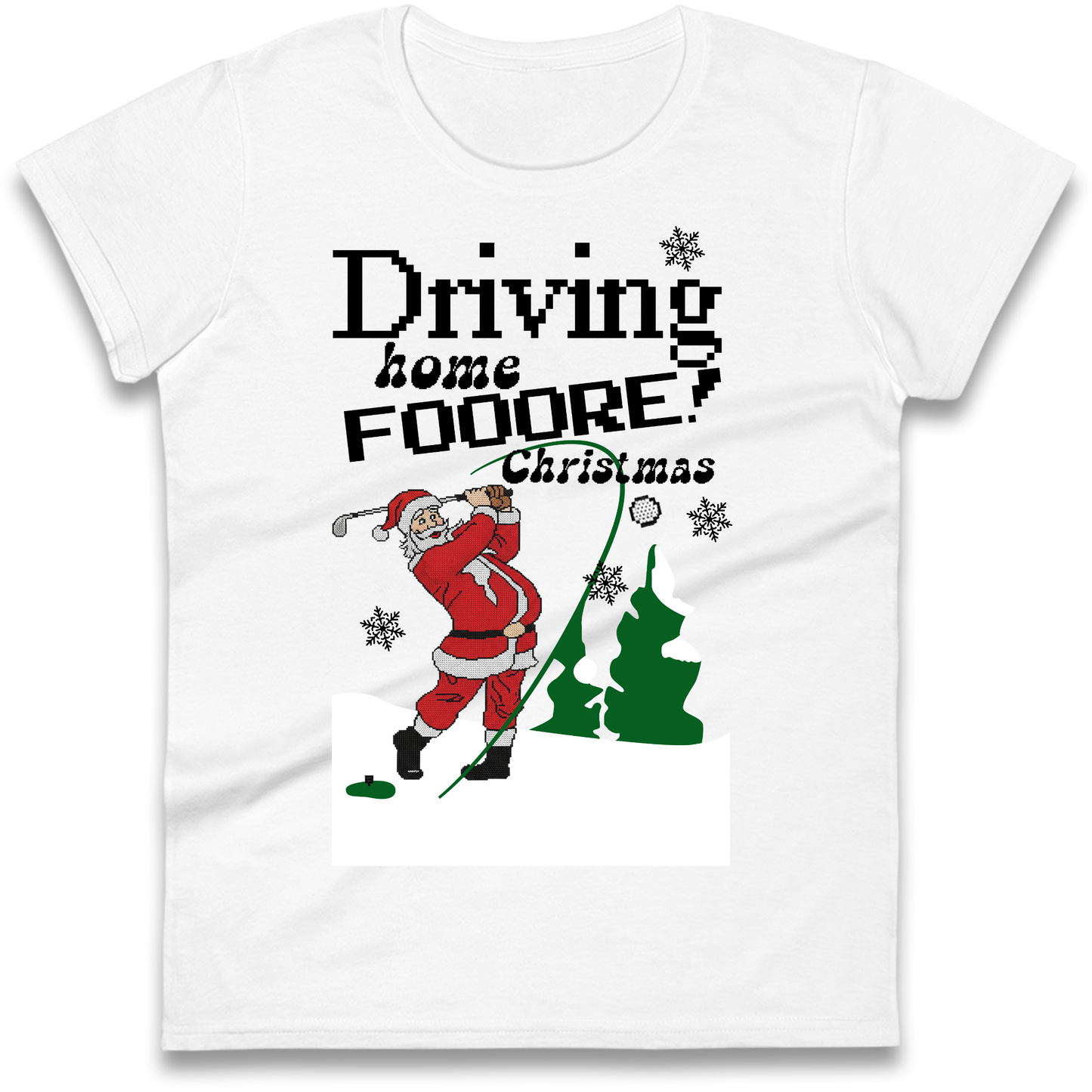 Christmas Golf Ladies Shirt
