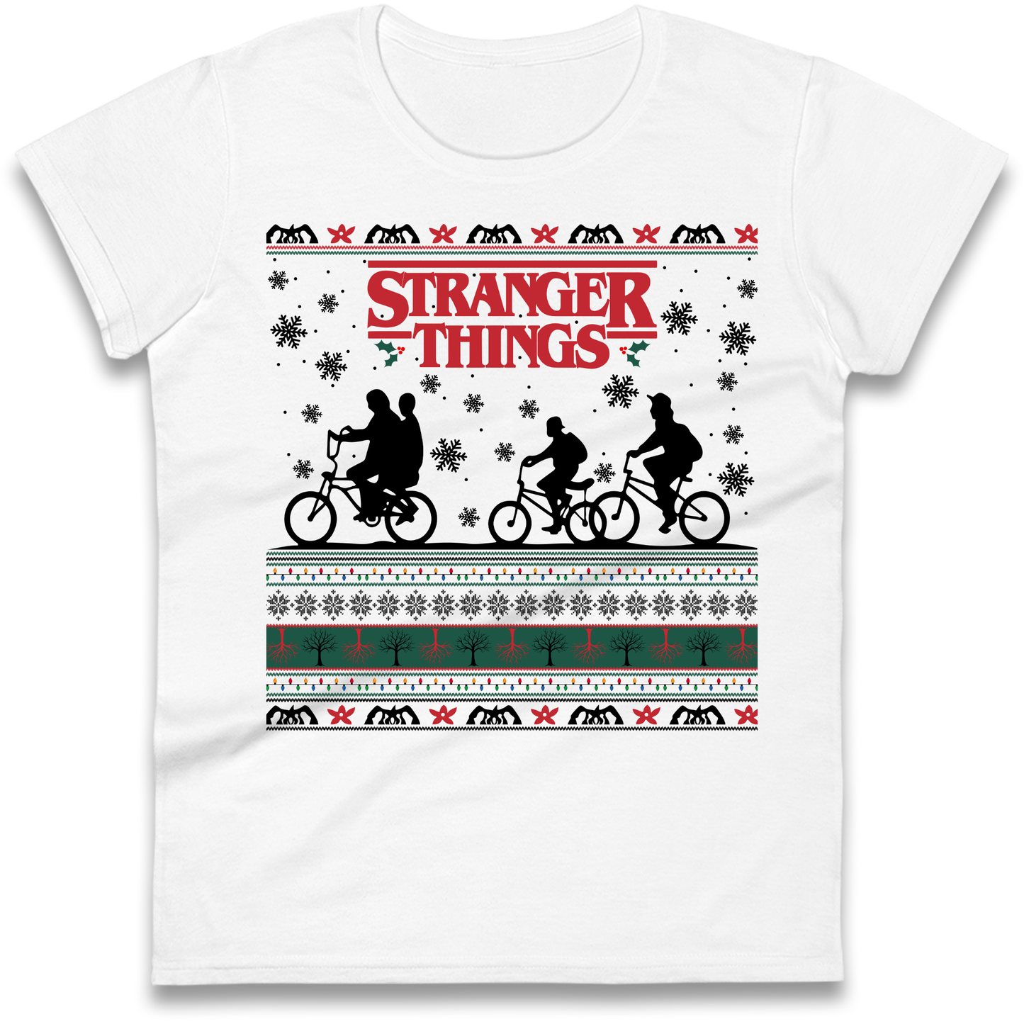 Stranger Things Christmas Ladies Shirt