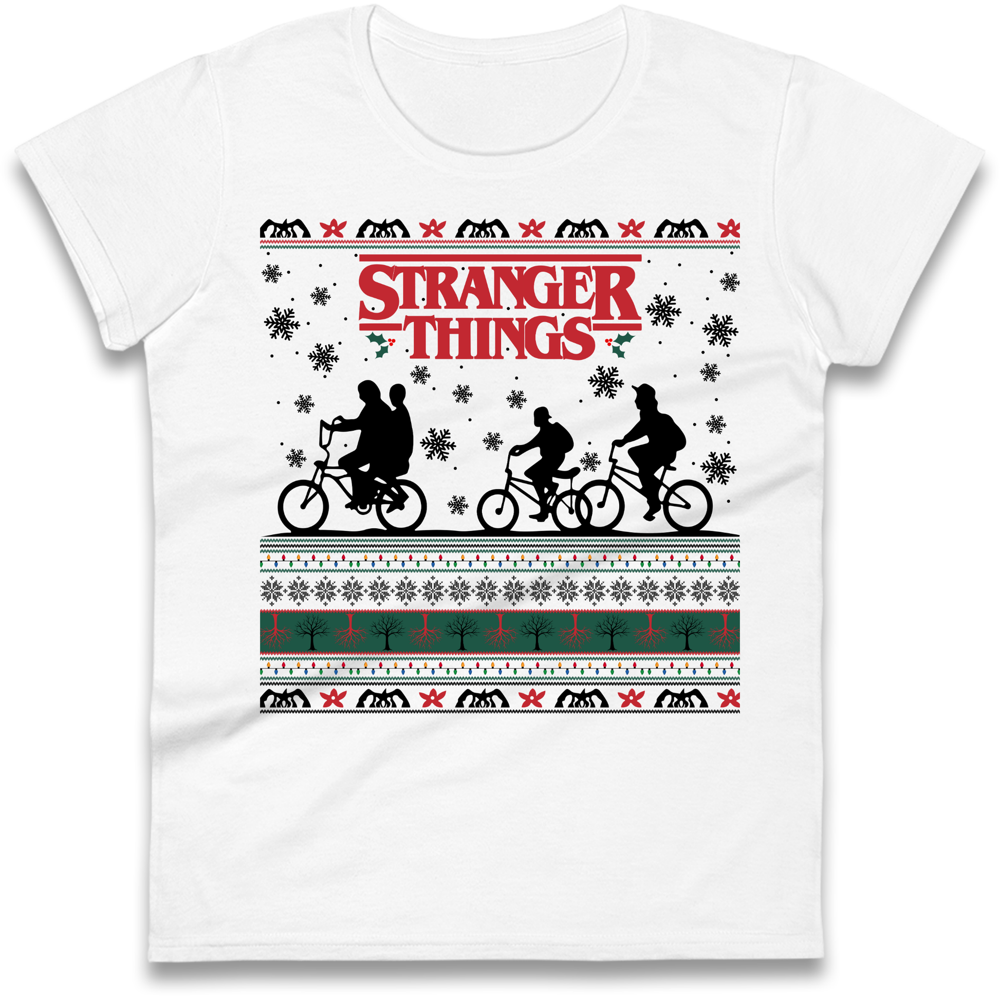 Stranger Things Christmas Ladies Shirt