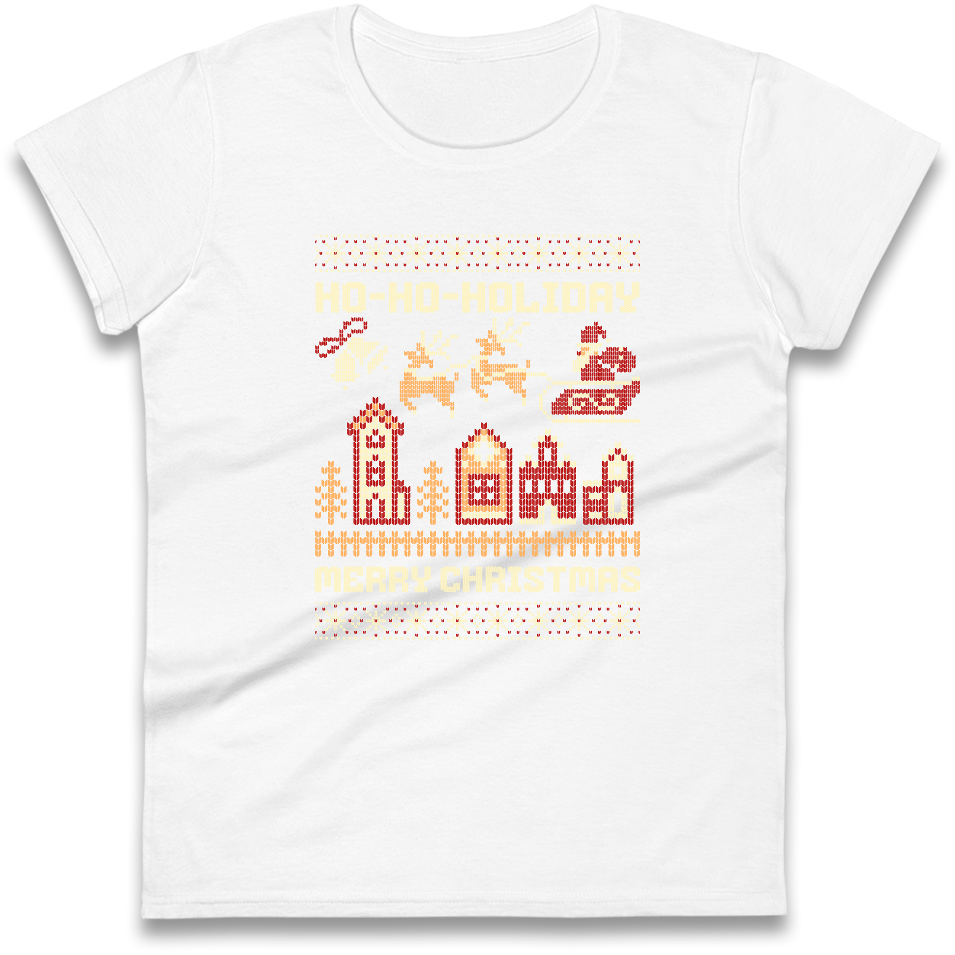 Have Yourself a HO HO HOLIDAY Christmas Ladies Shirt