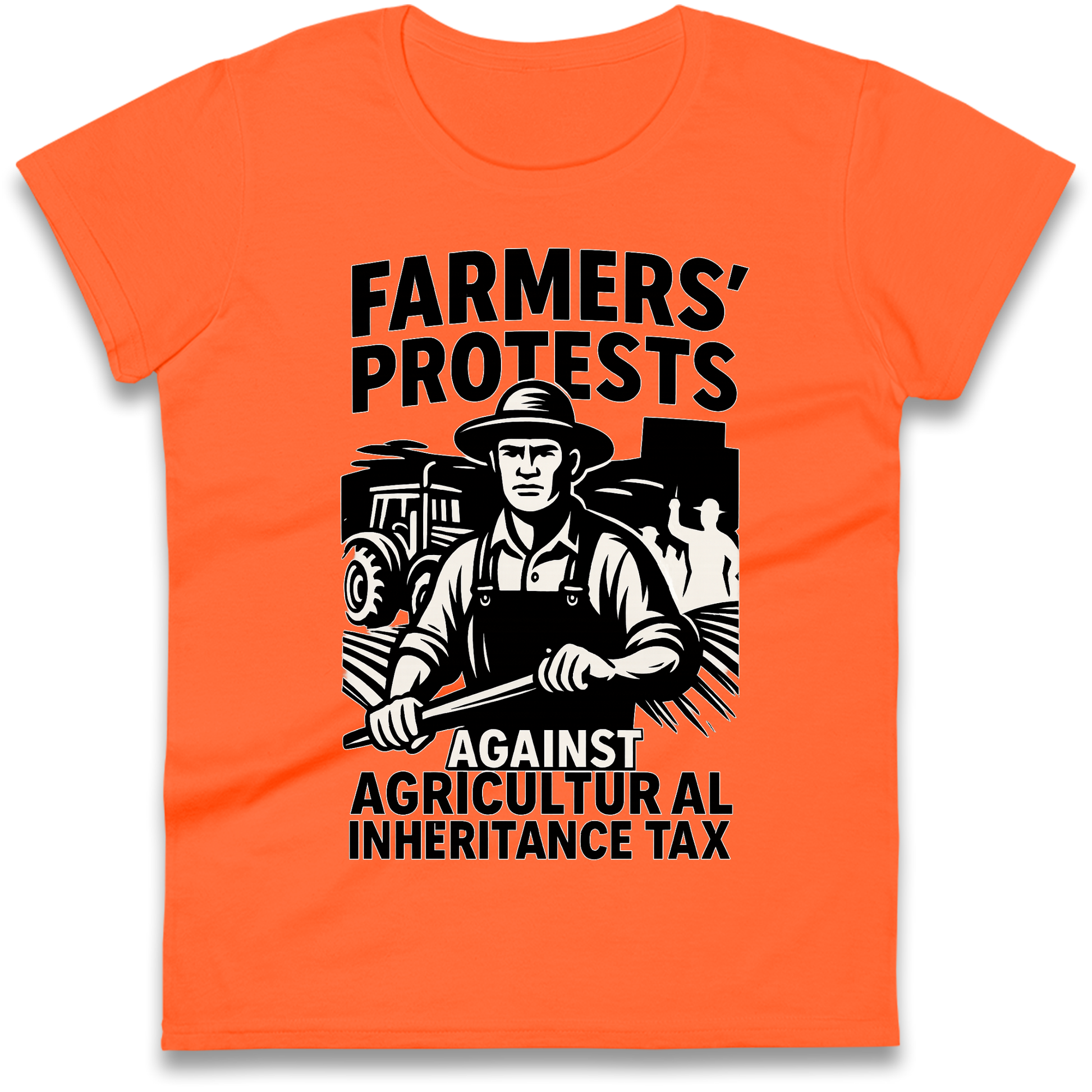 Farmers’ Protests Against Agricultural Inheritance Tax Ladies Shirt