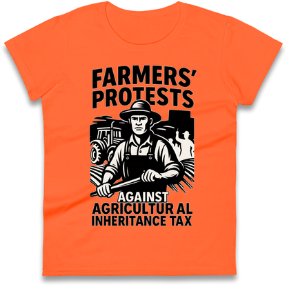 Farmers’ Protests Against Agricultural Inheritance Tax Ladies Shirt