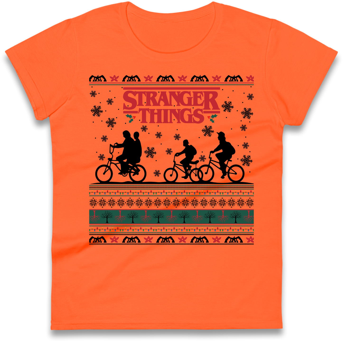 Stranger Things Christmas Ladies Shirt