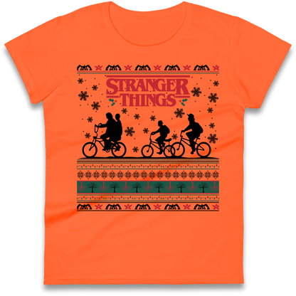 Stranger Things Christmas Ladies Shirt