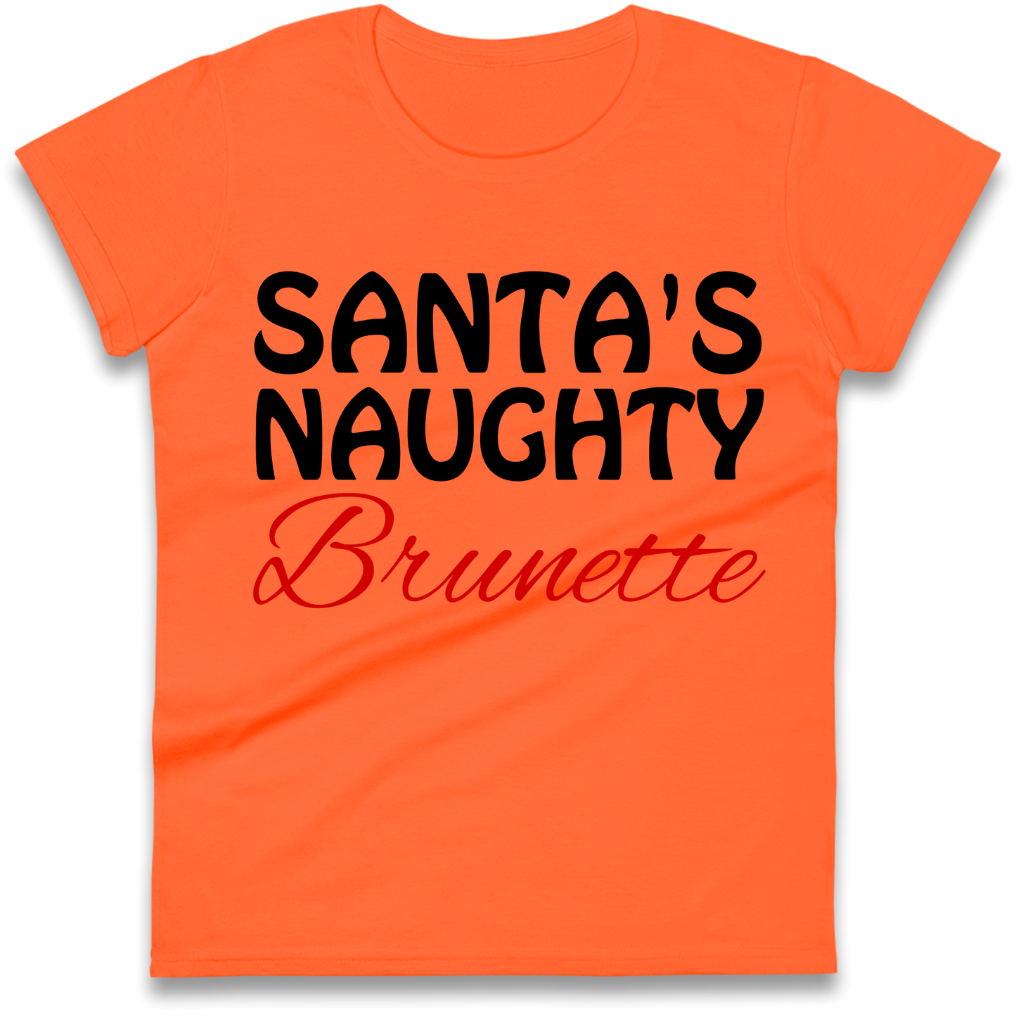 Naughty Brunette Ladies Shirt
