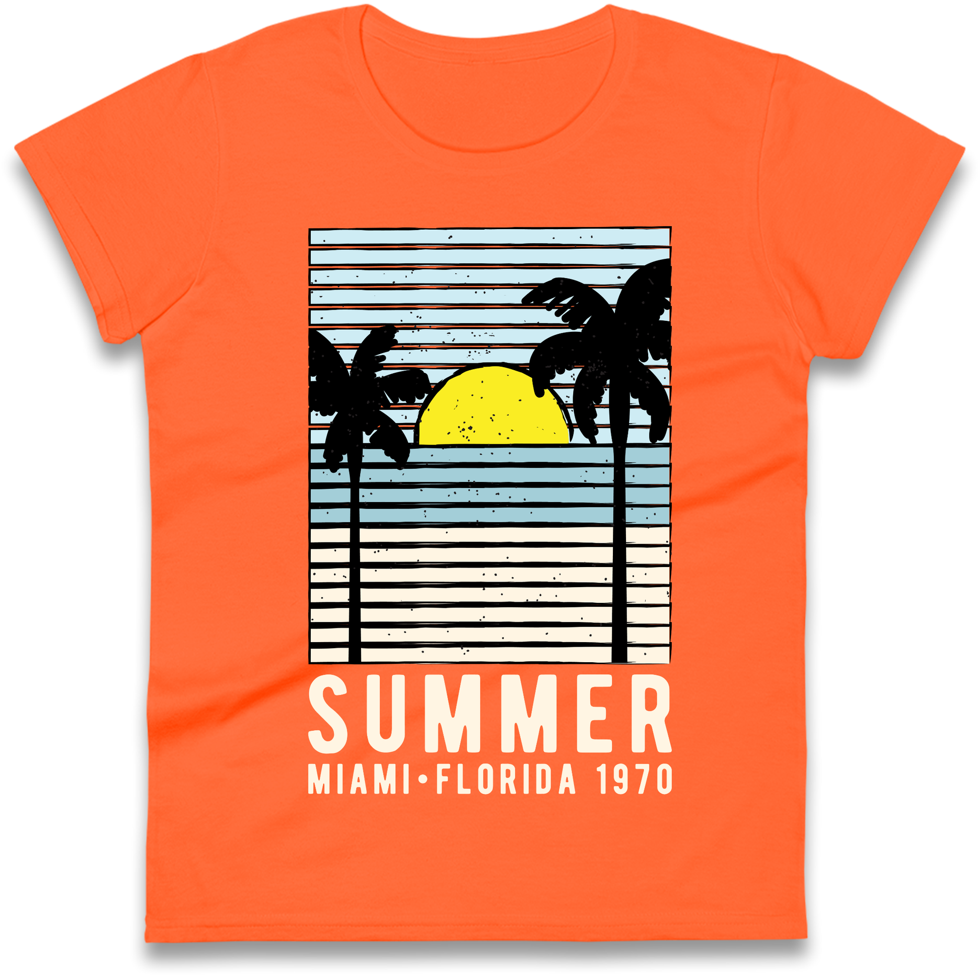 Summer Miami Florida 1970 Ladies Shirt