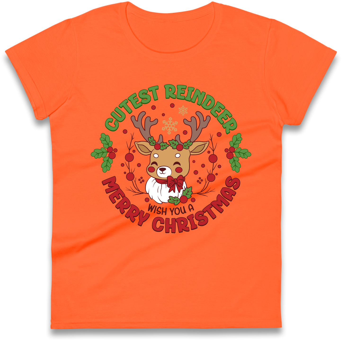 Cutest Reindeer Ladies Shirt