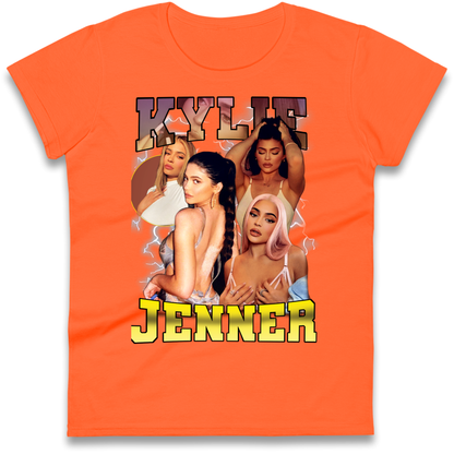 Kylie Jenner Pink Lips Ladies Shirt