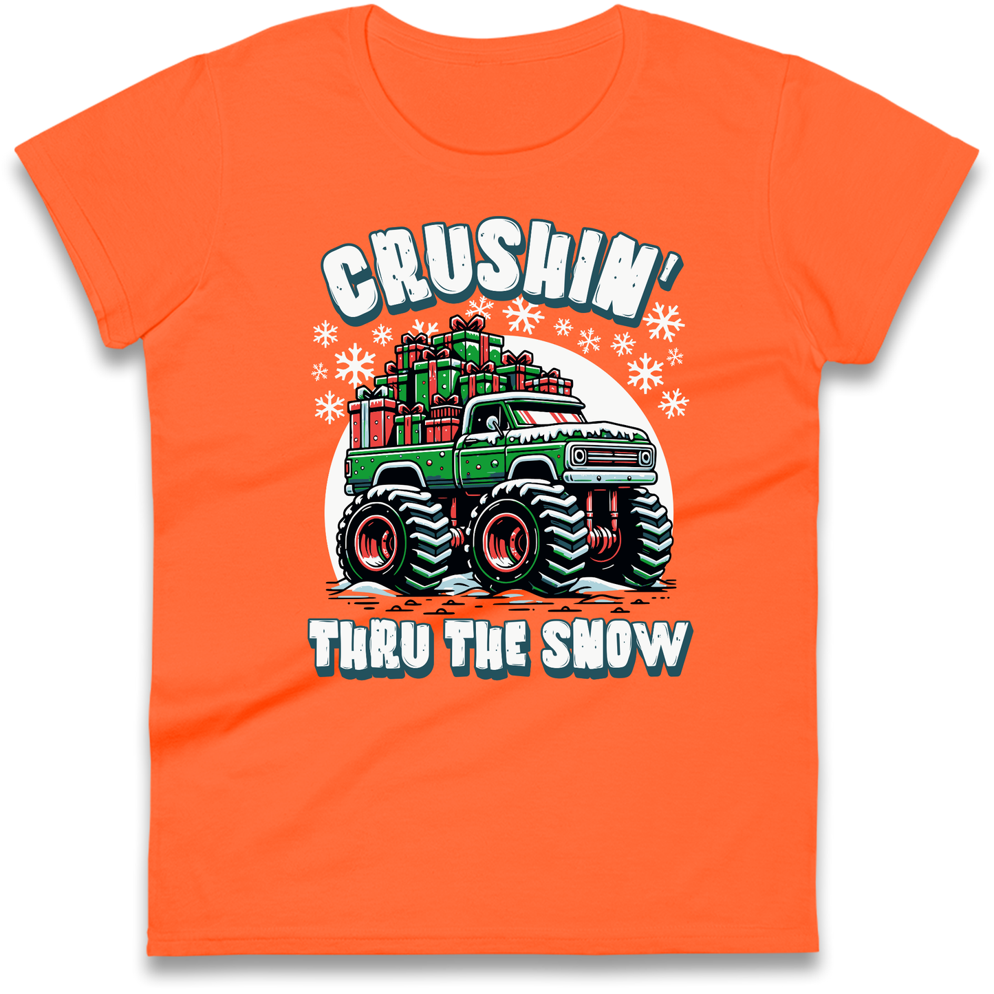 Crushin Thru The Snow Ladies Shirt