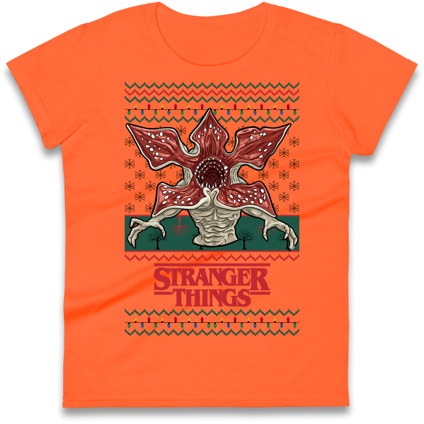 Demogorgon Christmas Ladies Shirt