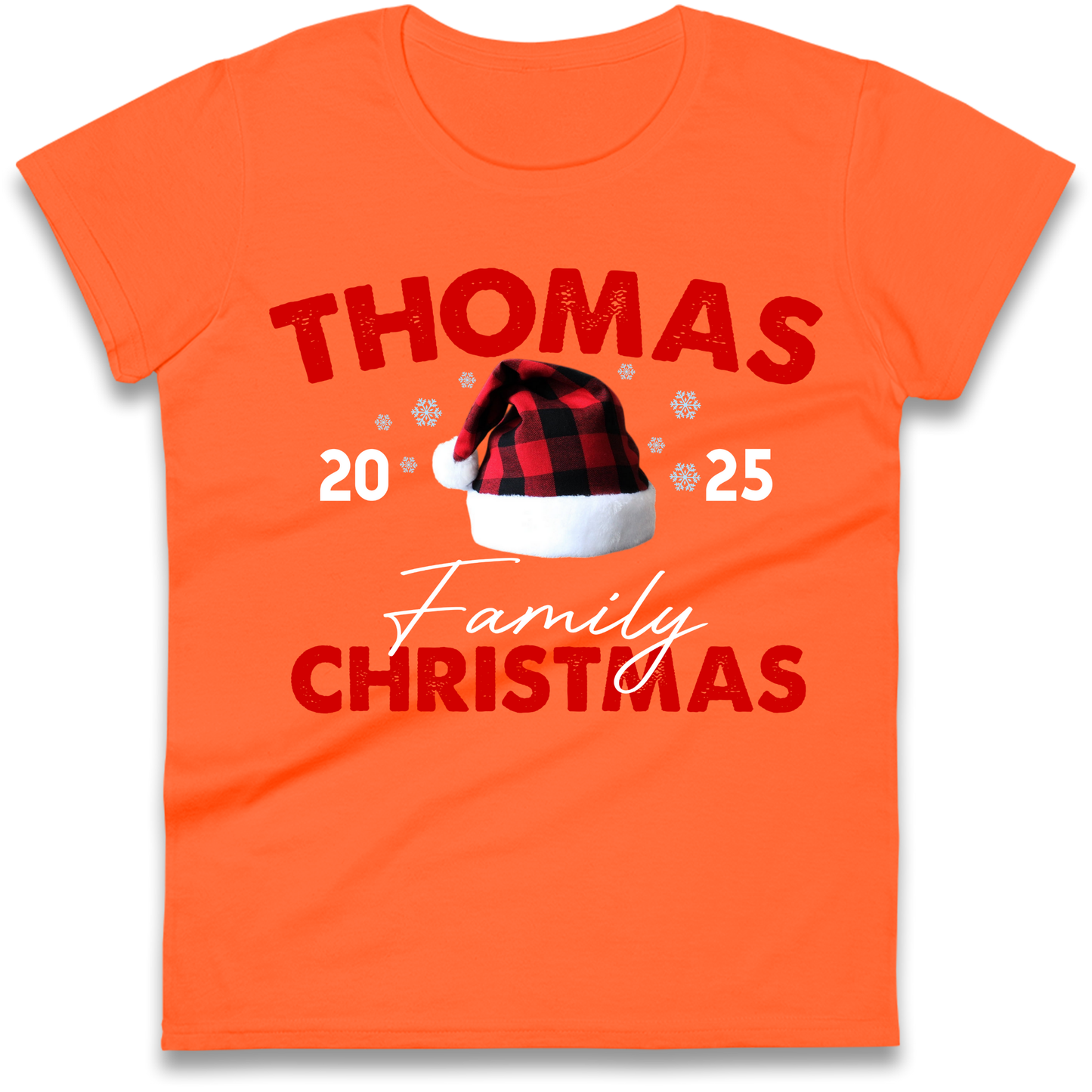 Thomas Family Christmas Ladies Shirt