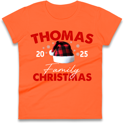 Thomas Family Christmas Ladies Shirt