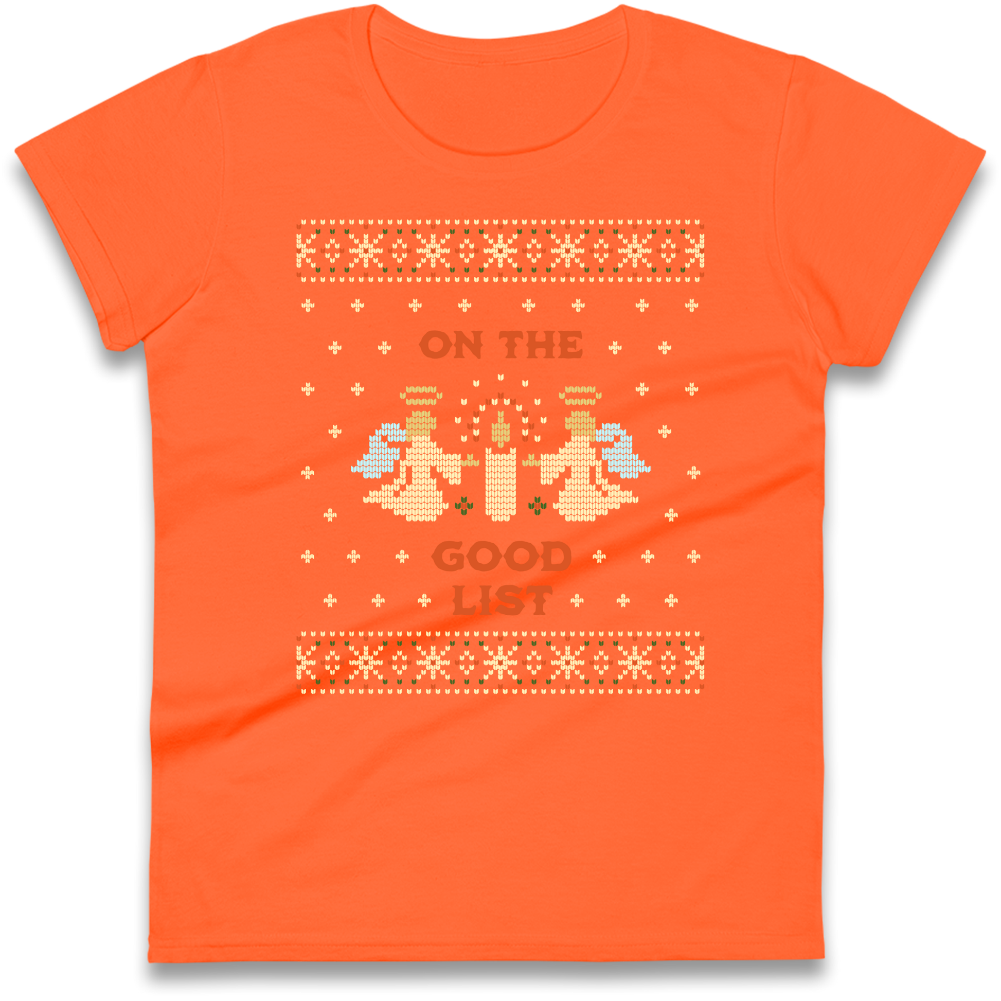 On The Good List Christmas Ladies Shirt