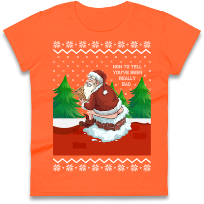 How To Tell That You've Been Really Bad Ladies Shirt