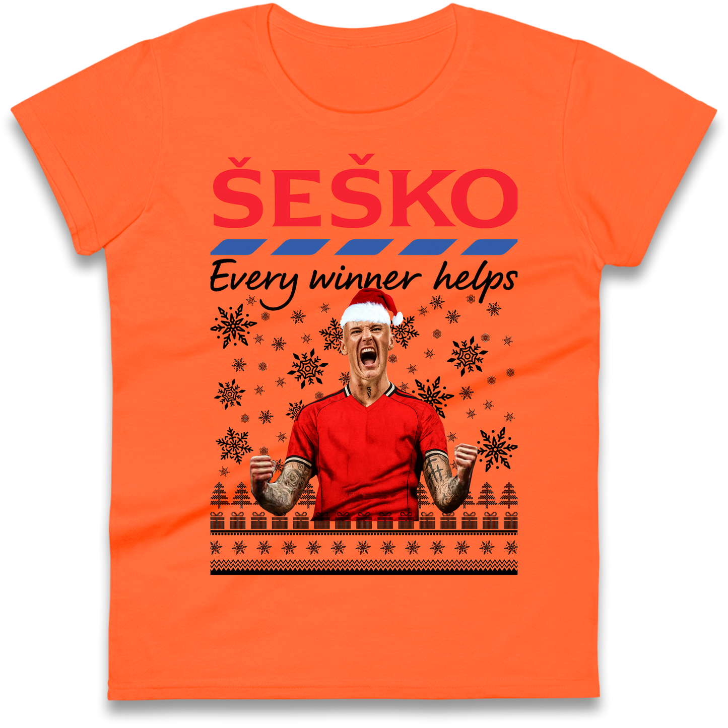 Benjamin Sesko Christmas Ladies Shirt