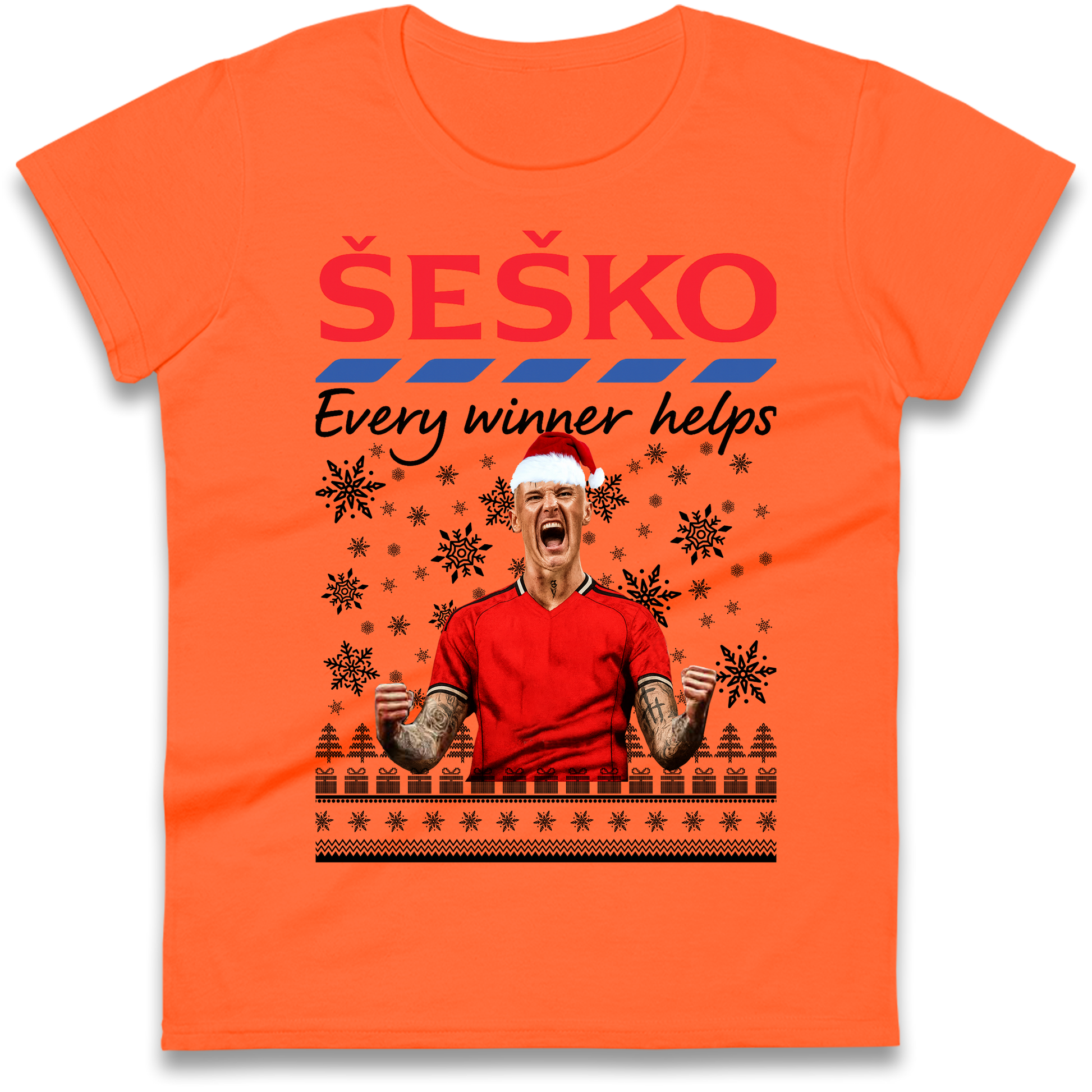 Benjamin Sesko Christmas Ladies Shirt