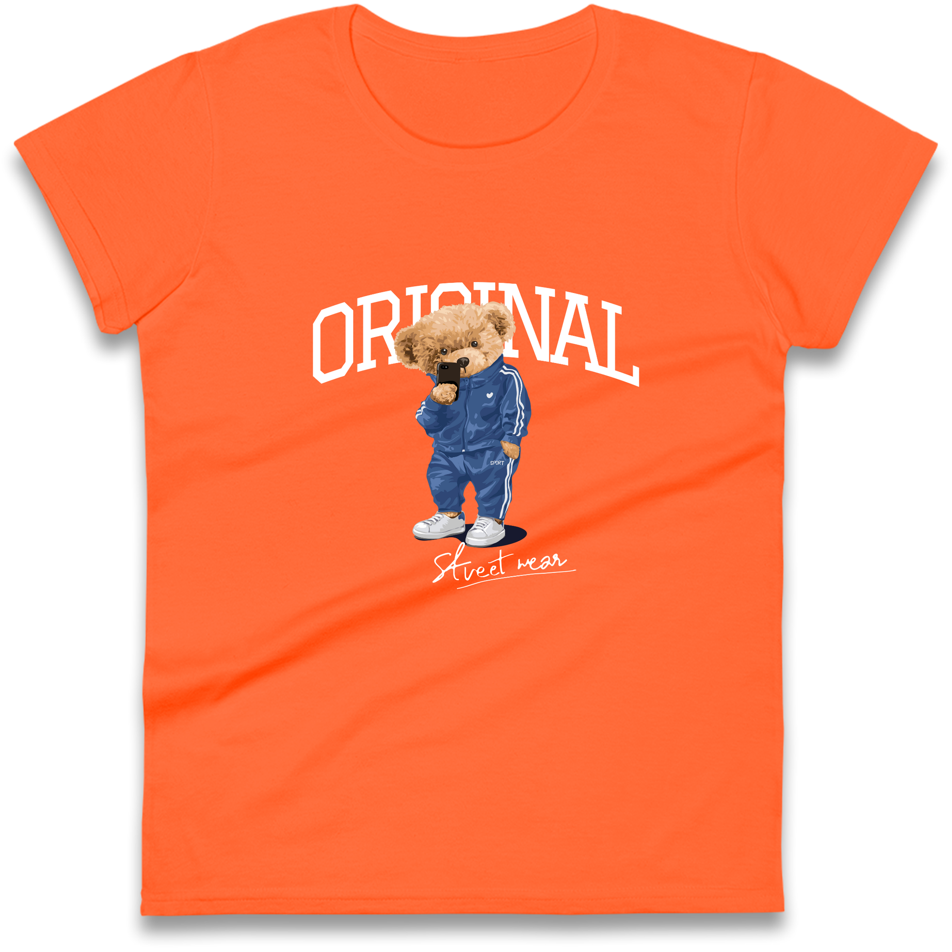Teddy Bear Original Streetwear Ladies Shirt