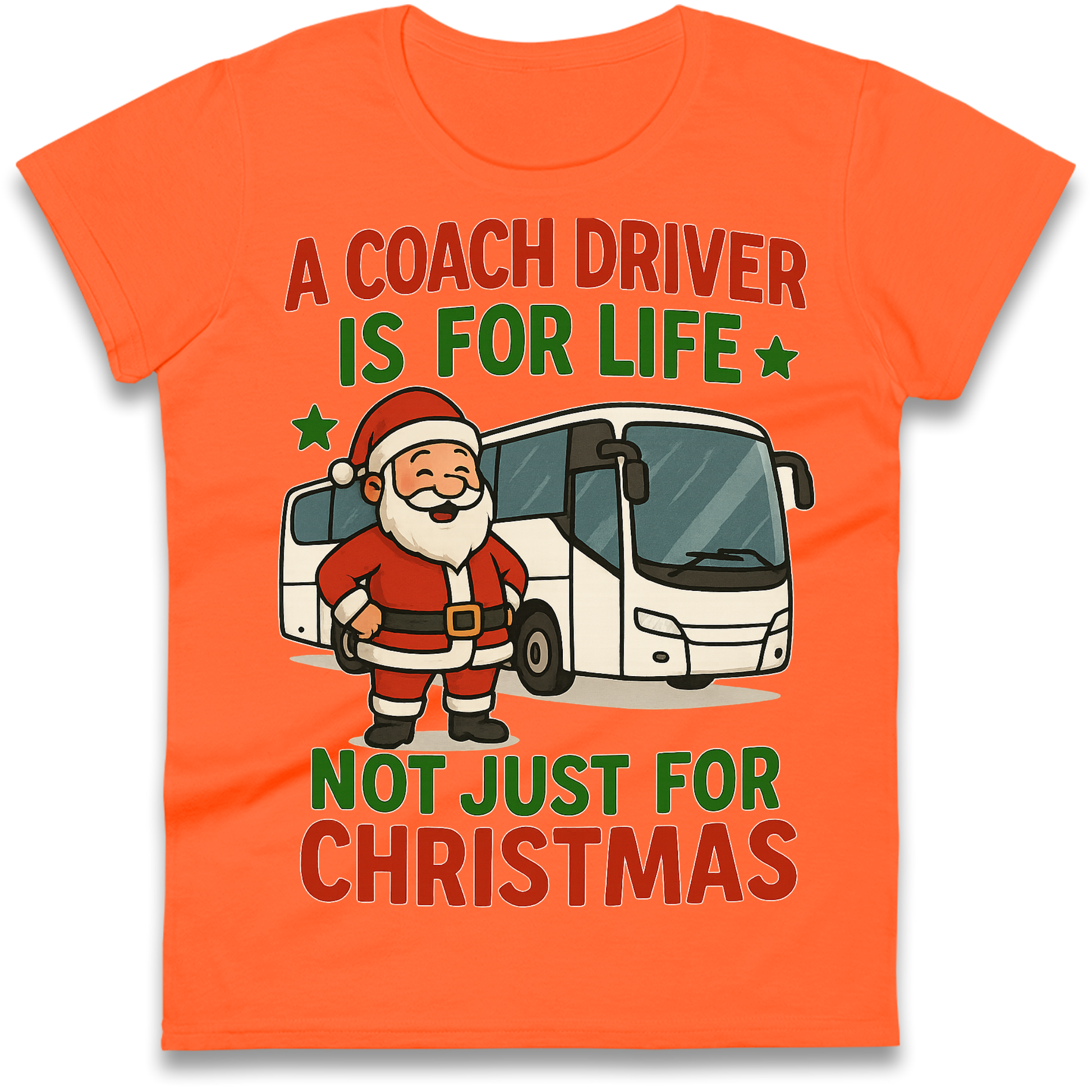 Coach Driver Christmas Ladies Shirt