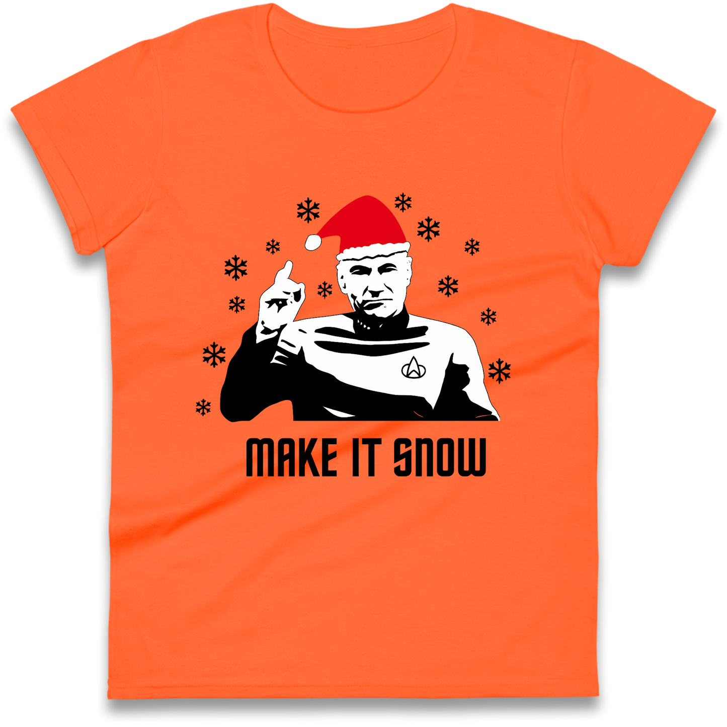 Make It Snow Ladies Shirt