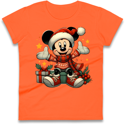 Micky Mouse Christmas Ladies Shirt