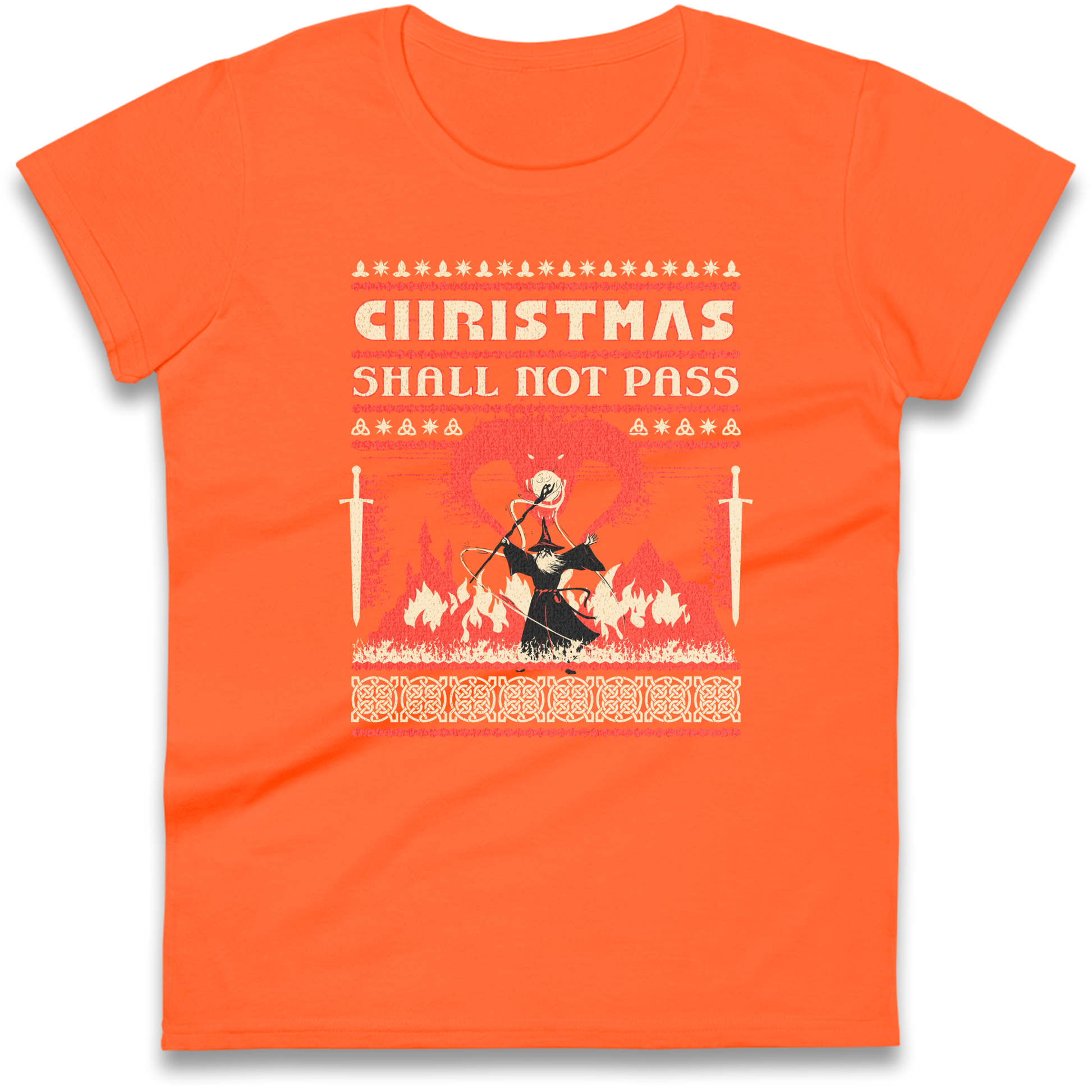 Christmas Shall Not Pass Ladies Shirt