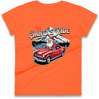 The Santas Ride Christmas Ladies Shirt