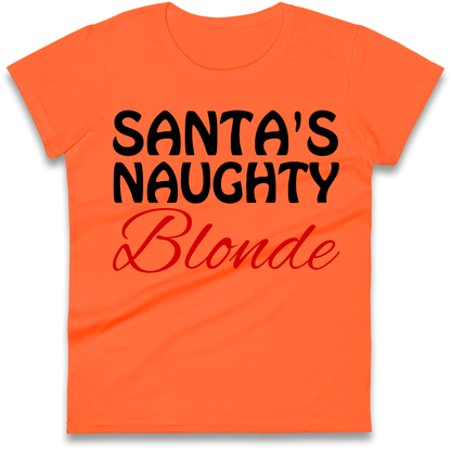 Naughty Blonde Ladies Shirt