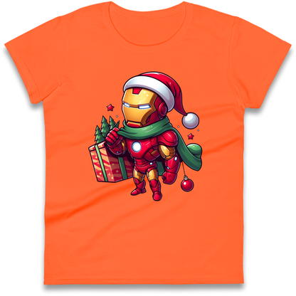 Ironman Santa Ladies Shirt