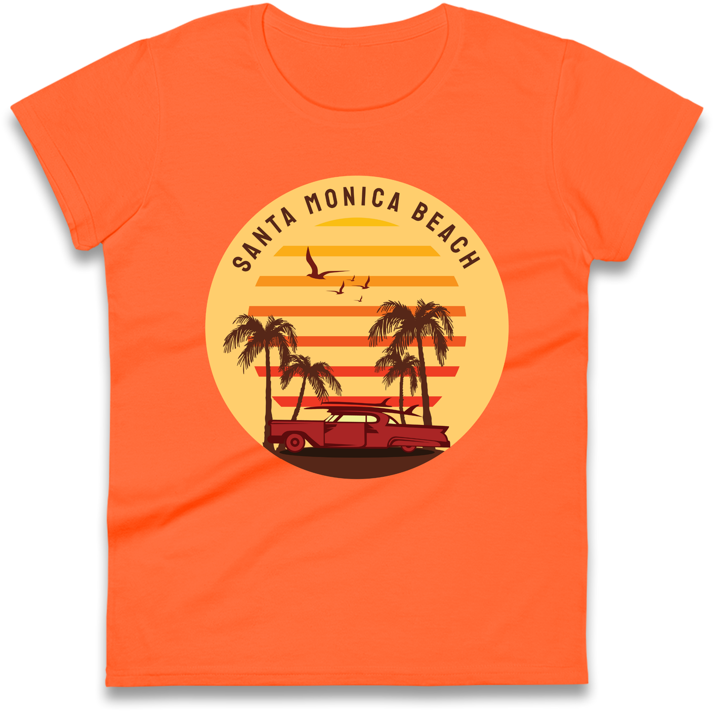 Santa Monica Beach Ladies Shirt