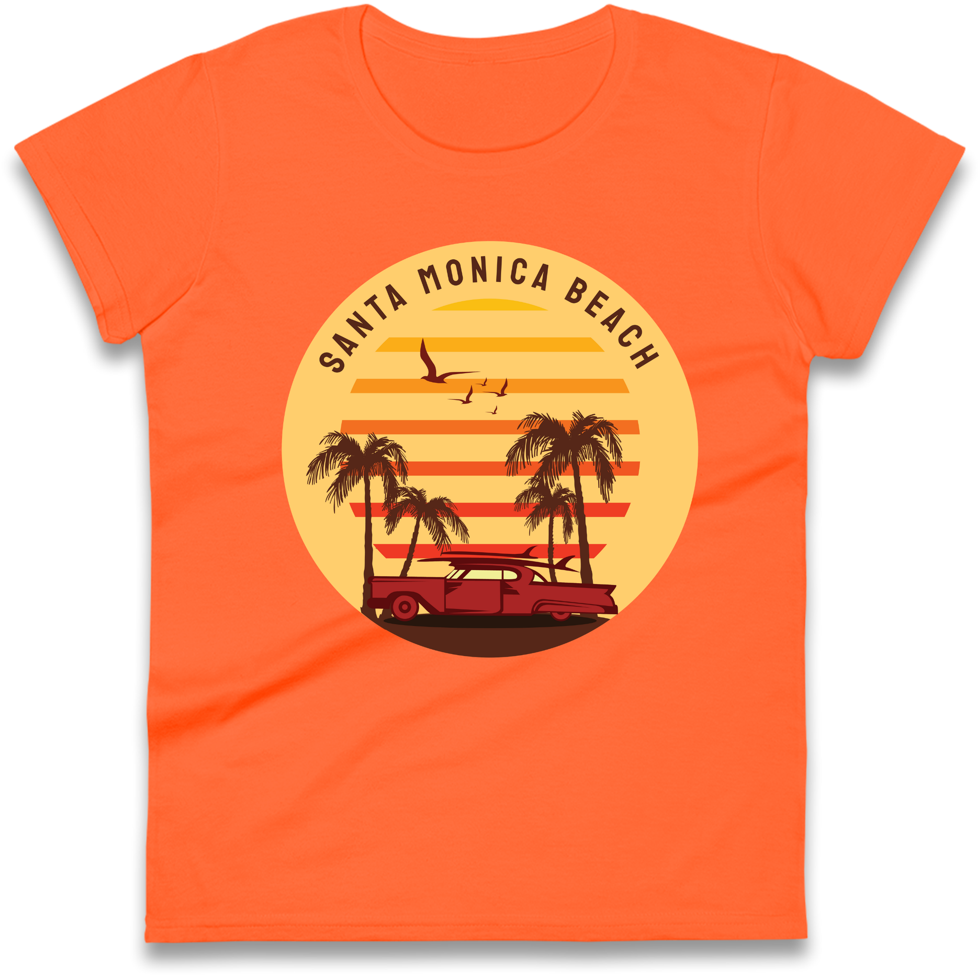 Santa Monica Beach Ladies Shirt