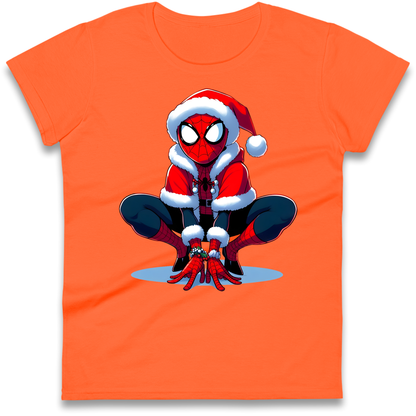 Spiderman Santa Ladies Shirt