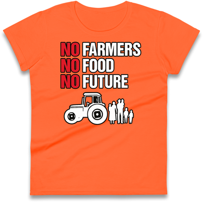 Farmers Agricultural Inheritance Tax Protest Ladies Shirt