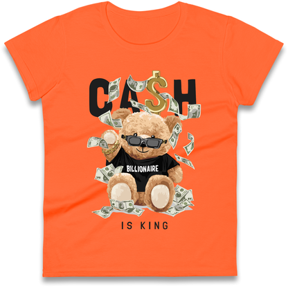 Teddy Bear Billionaire Streetwear Ladies Shirt