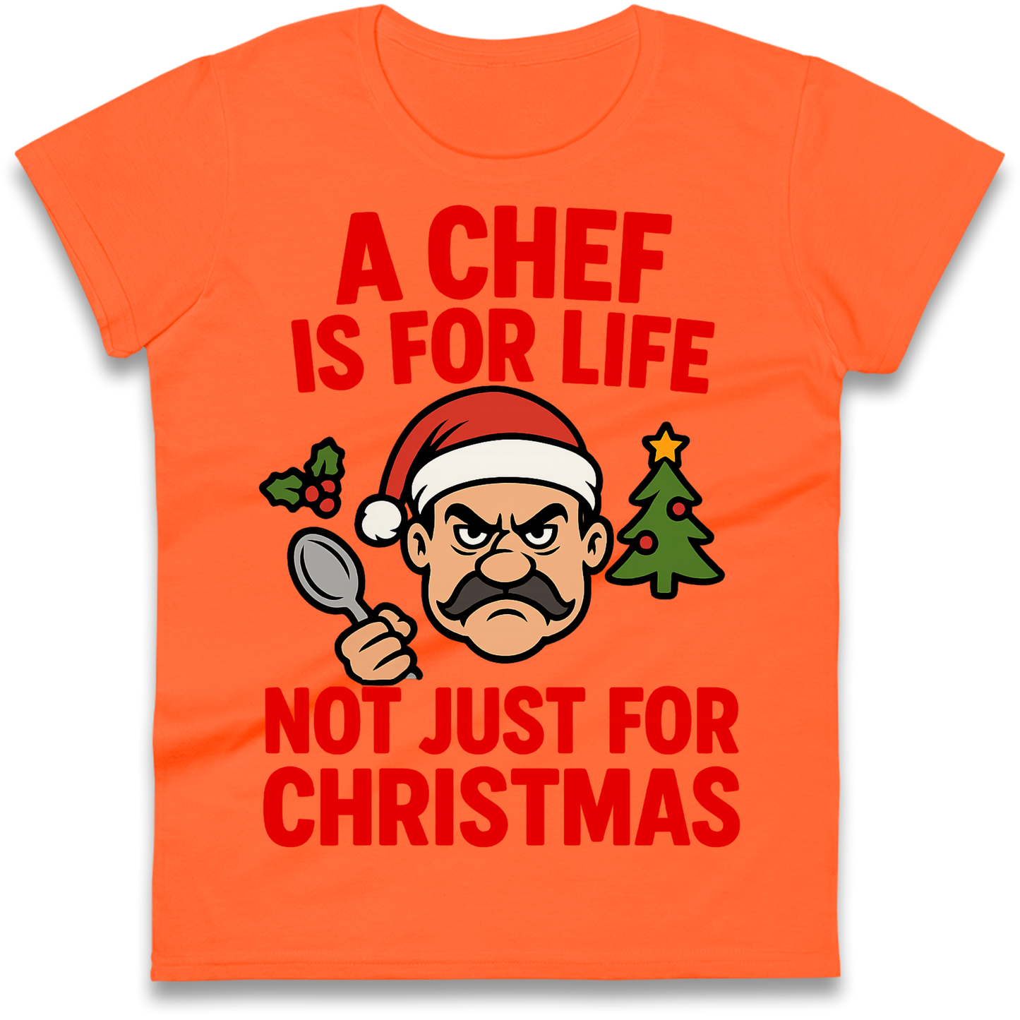 Chef Christmas Ladies Shirt