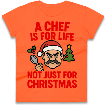 Chef Christmas Ladies Shirt
