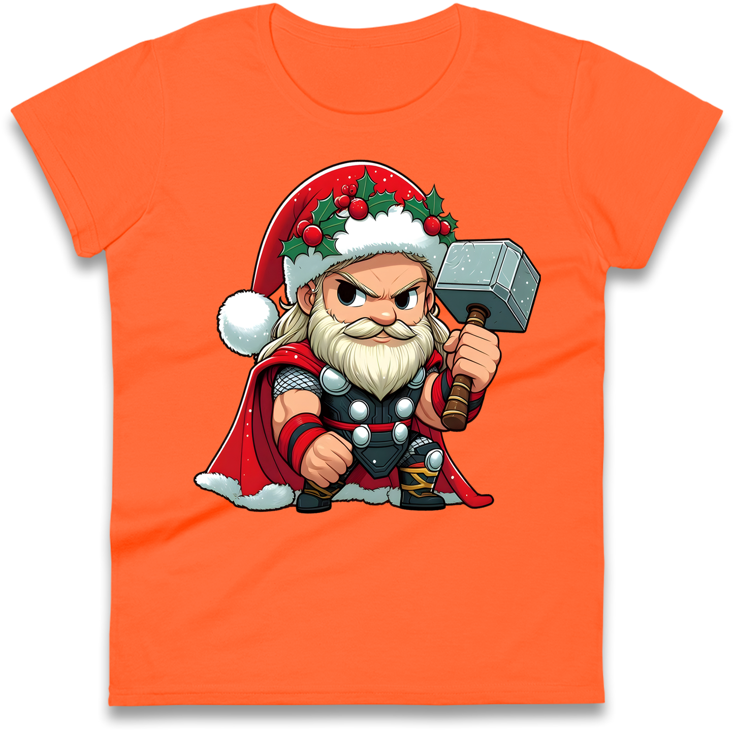 Thor Santa Ladies Shirt