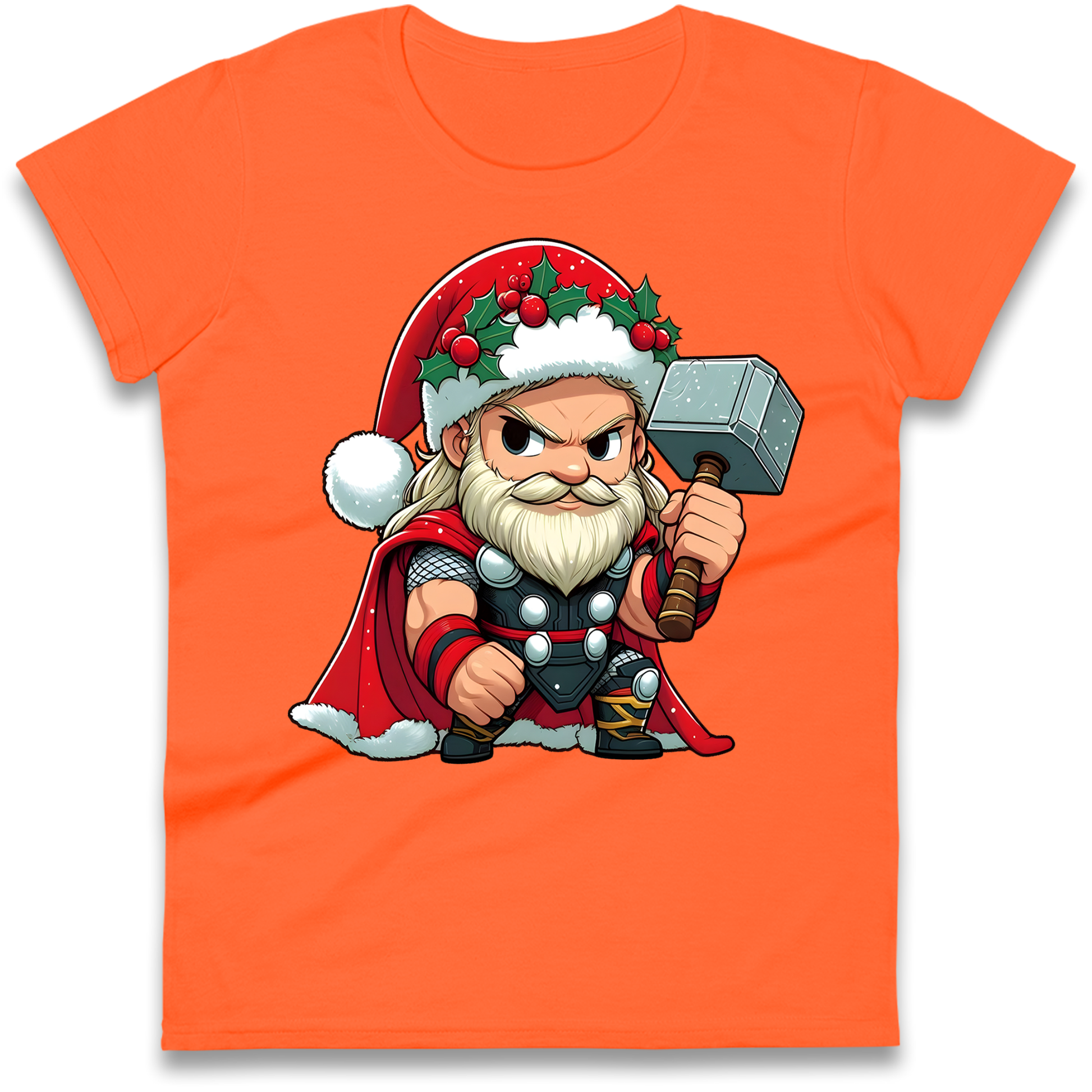 Thor Santa Ladies Shirt